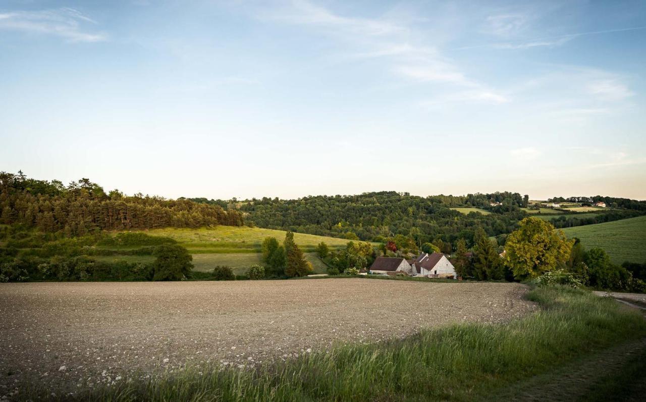Вилла Les Bories En Champagne Montlevon Экстерьер фото